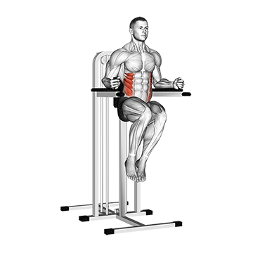 side hip on parallel bars