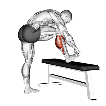 standing calves calf stretch