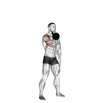 kettlebell arnold press