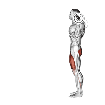 barbell lunge