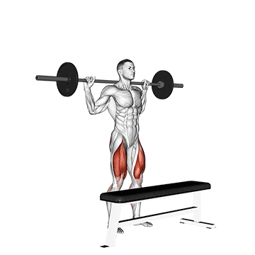 barbell step up