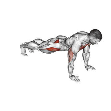 push up inside leg kick