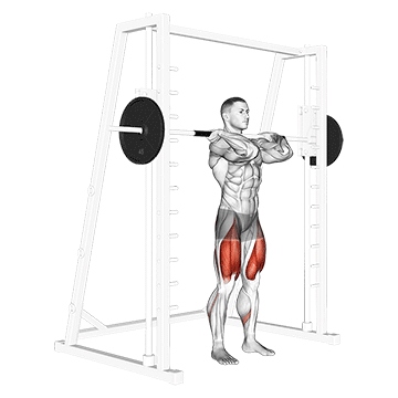smith front squat clean grip