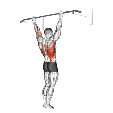 wide grip pull up
