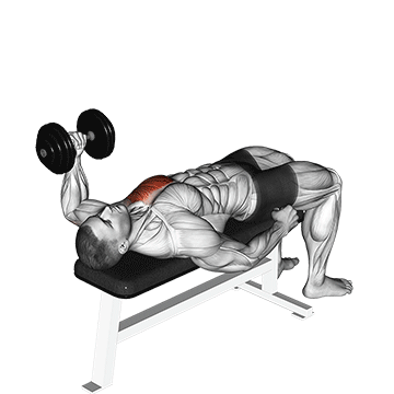 dumbbell lying one arm press v2