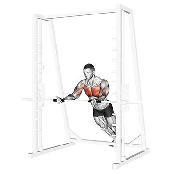incline reverse grip push up