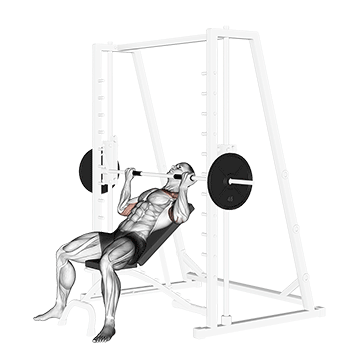smith incline reverse grip press