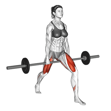 barbell split squat v2