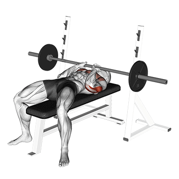 close-grip bench press